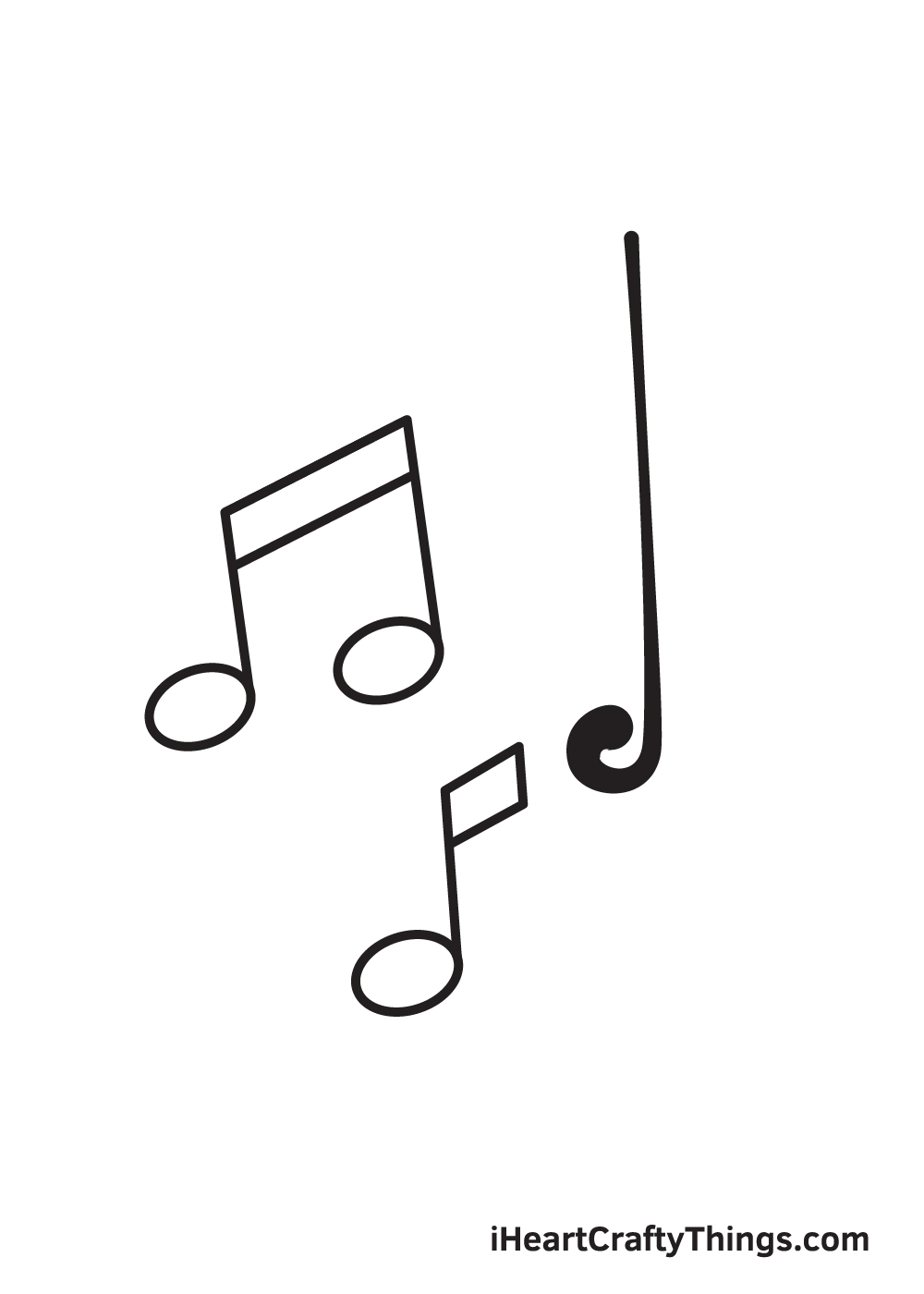 musical note drawing step 6