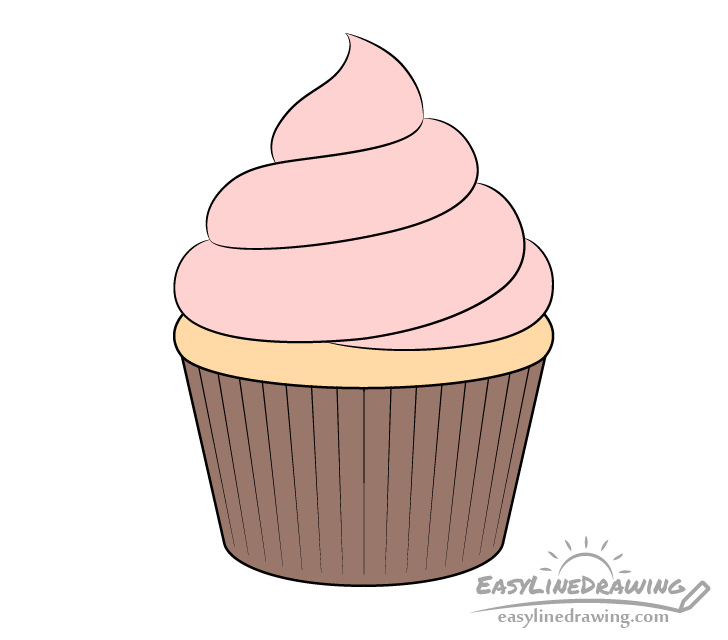 Draw cupcakes
