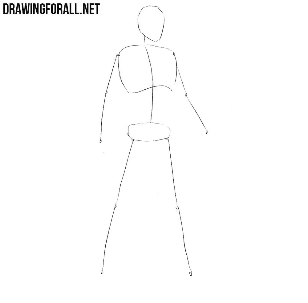 How to draw Hawkeye step by step