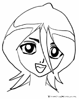 How to draw Rukia from Bleach