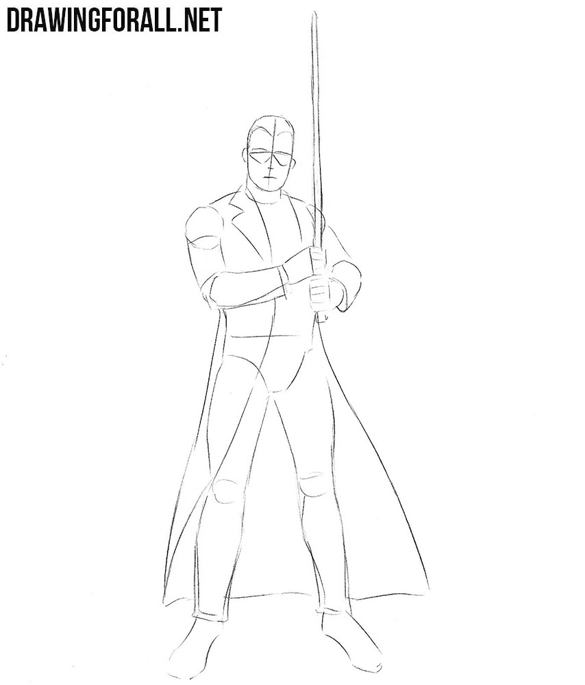 how to draw blade from wonder