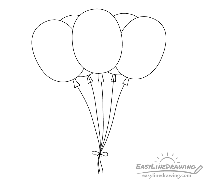 Draw balloon lines