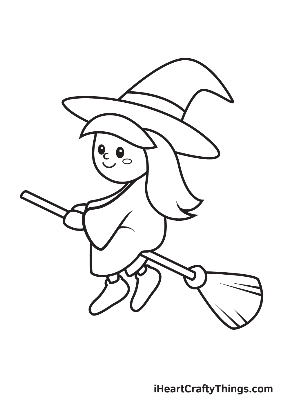 draw witch step 9