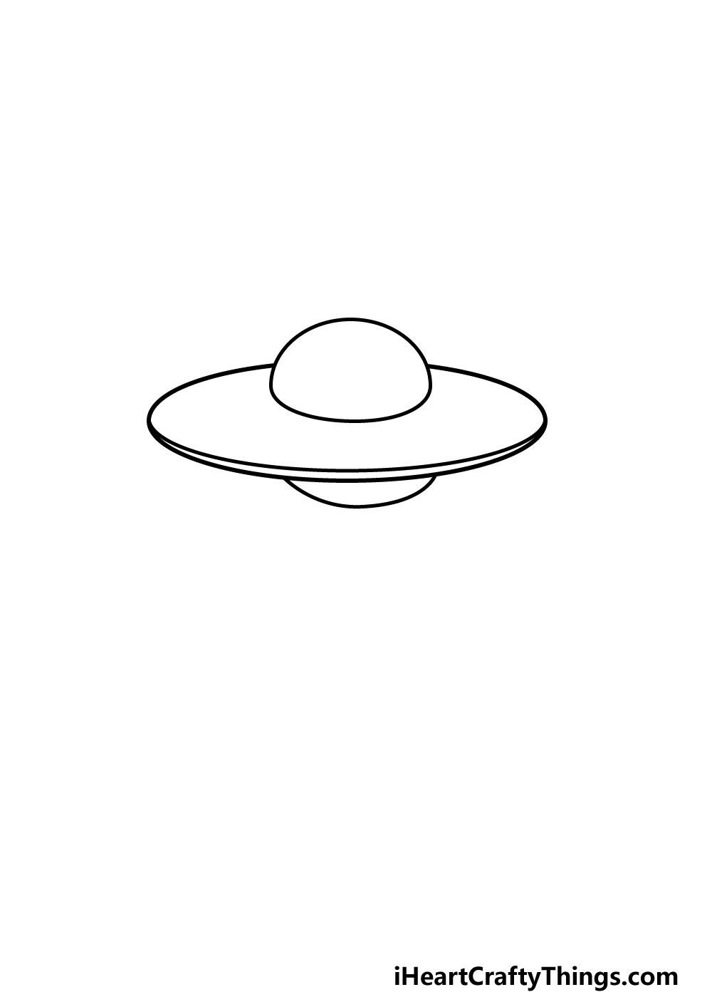 draw UFO step 3