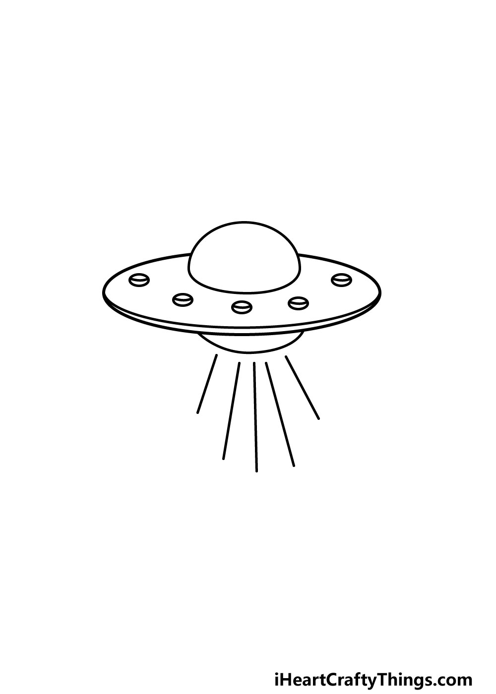 draw UFO step 5