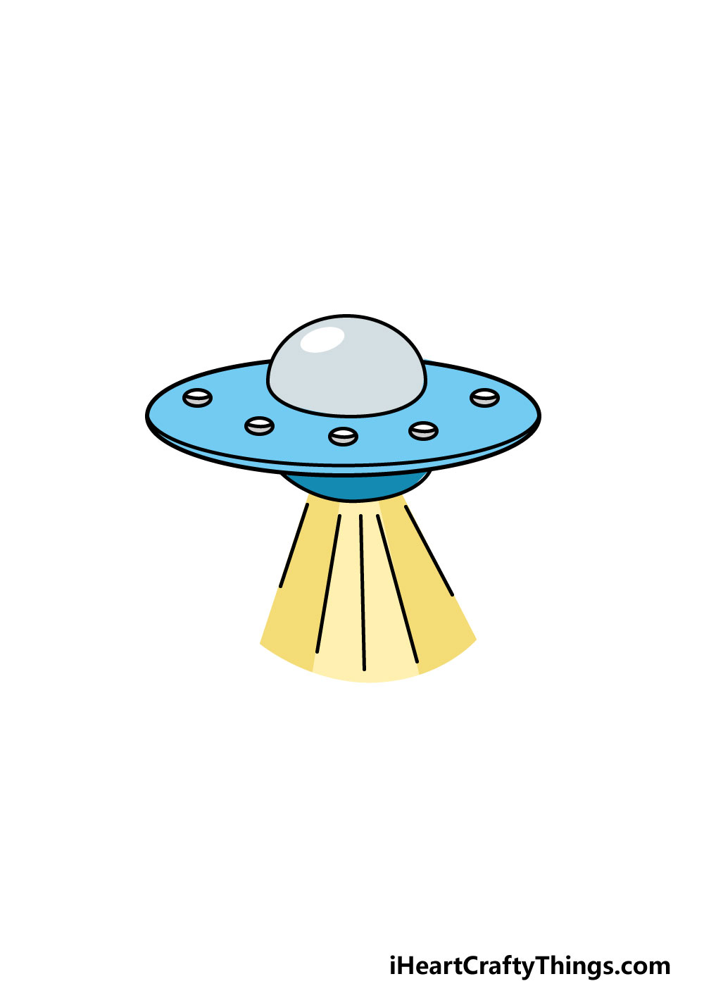 drawing UFO step 6