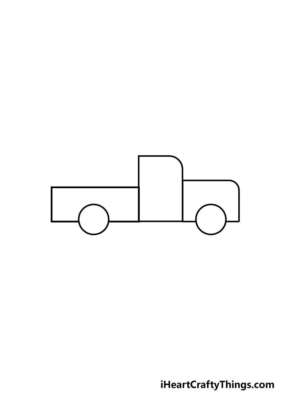 truck drawing step 2
