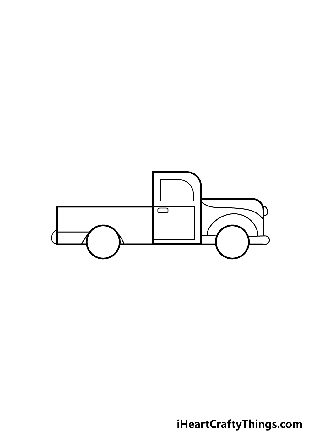 4 . step truck drawing