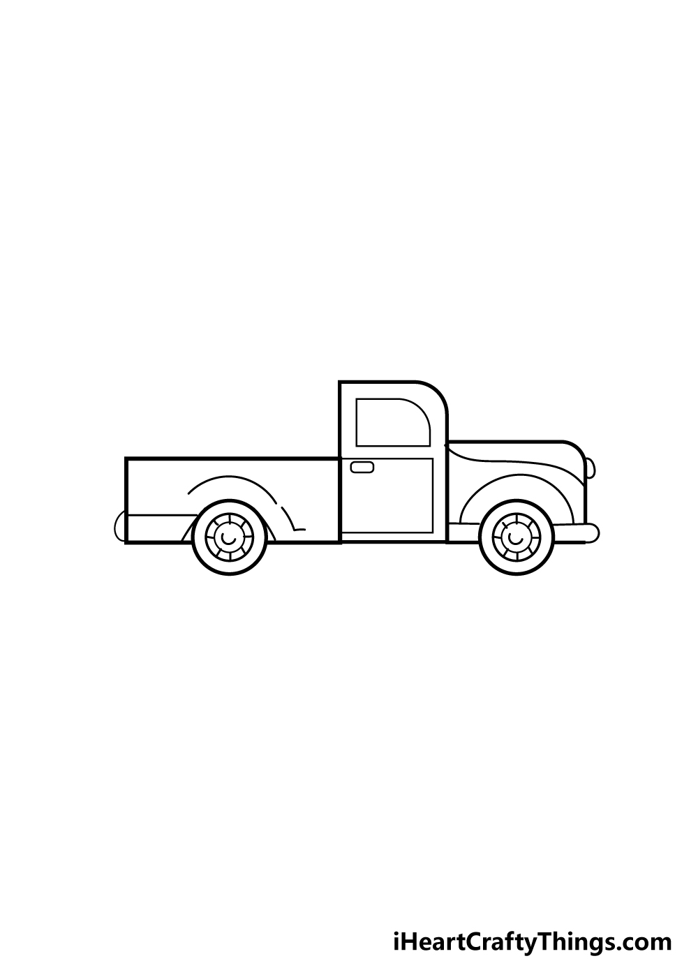 5 . step truck drawing