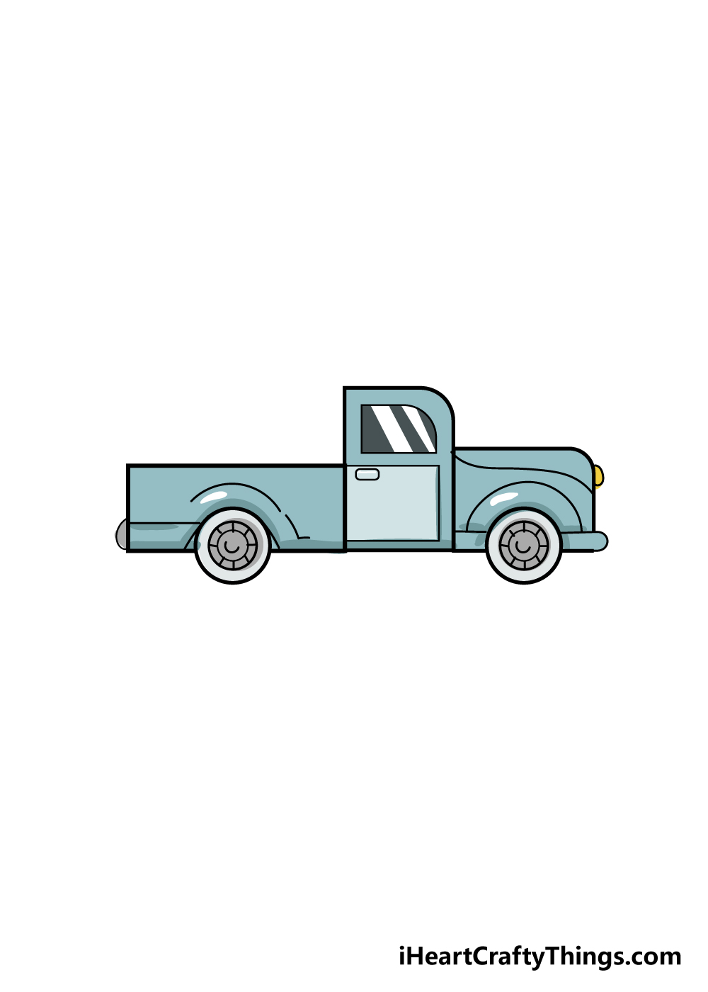 6 . step truck drawing