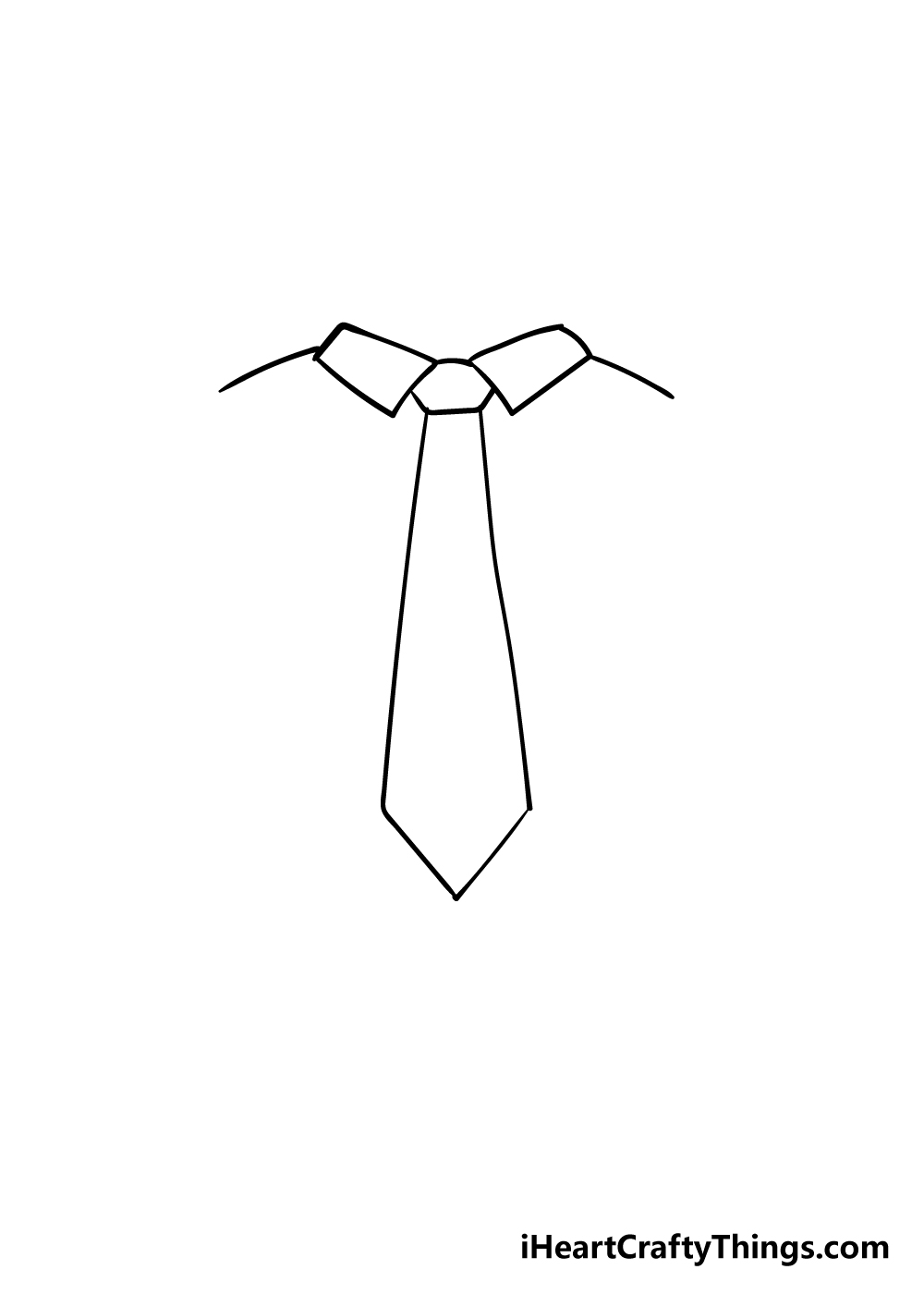 tie drawing step 3