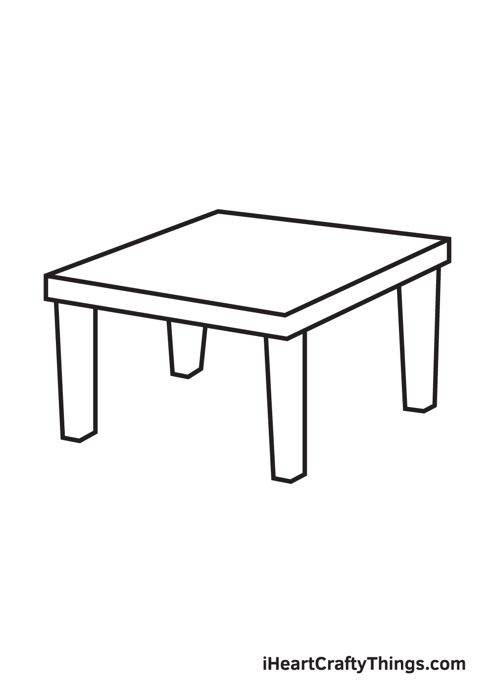 draw 7 . step table