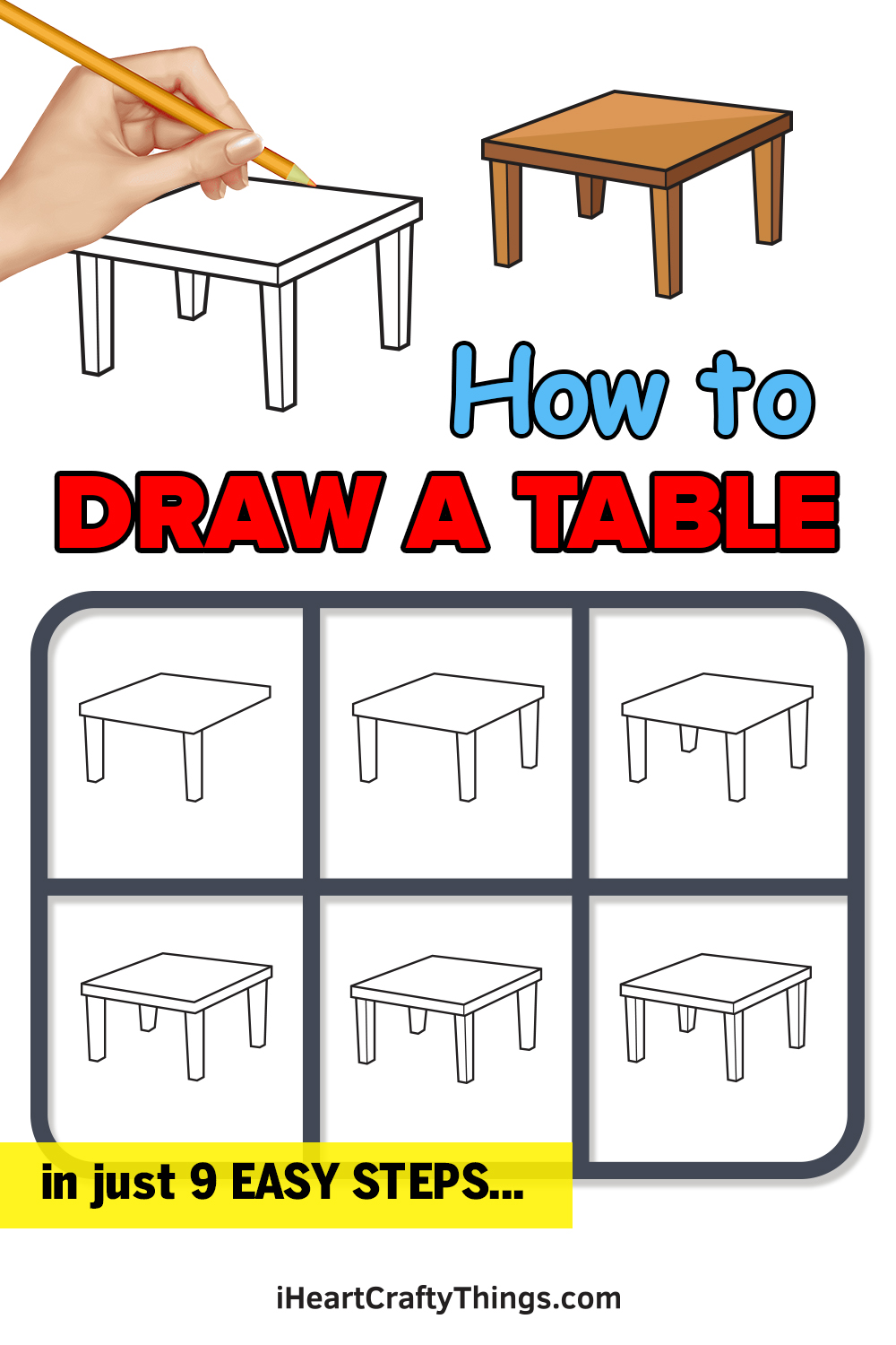 how to draw a board in 9 easy steps