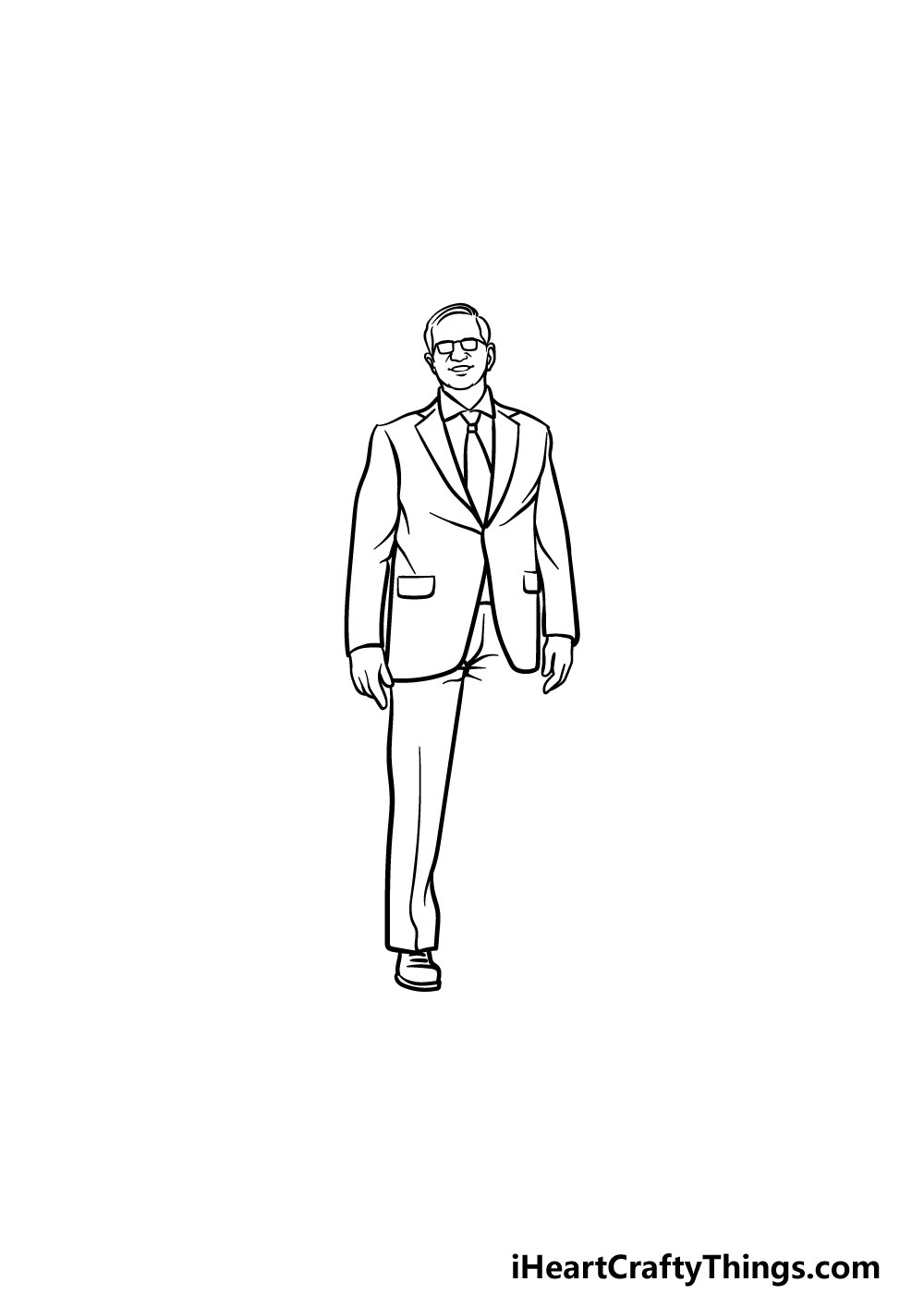 draw a 4 step suit