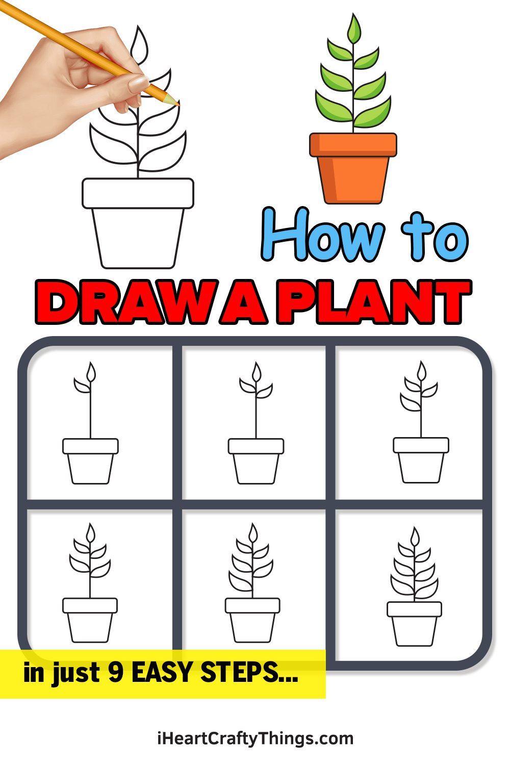 How to draw a tree in 9 easy steps
