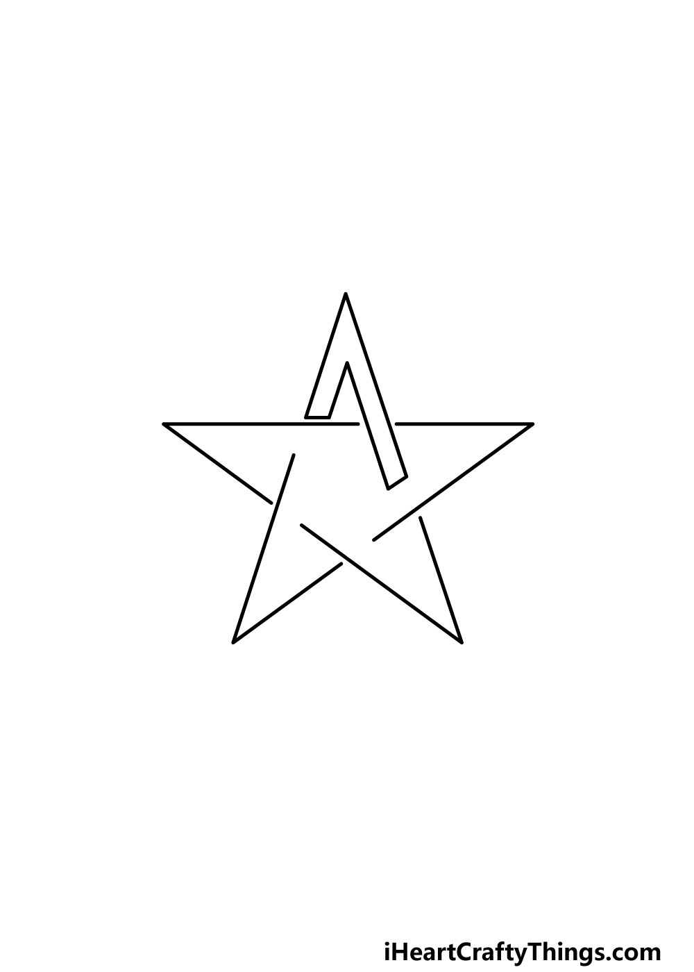 draw pentagram step 2