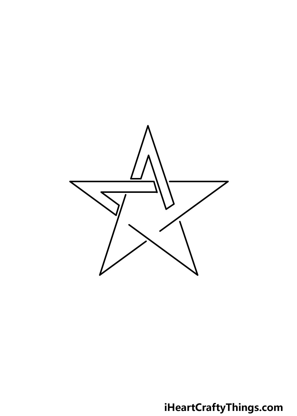 draw pentagram step 3