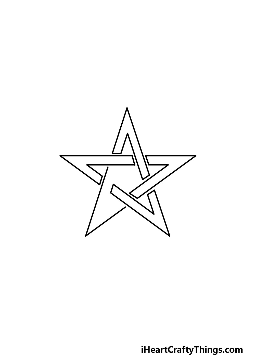 draw pentagram step 5