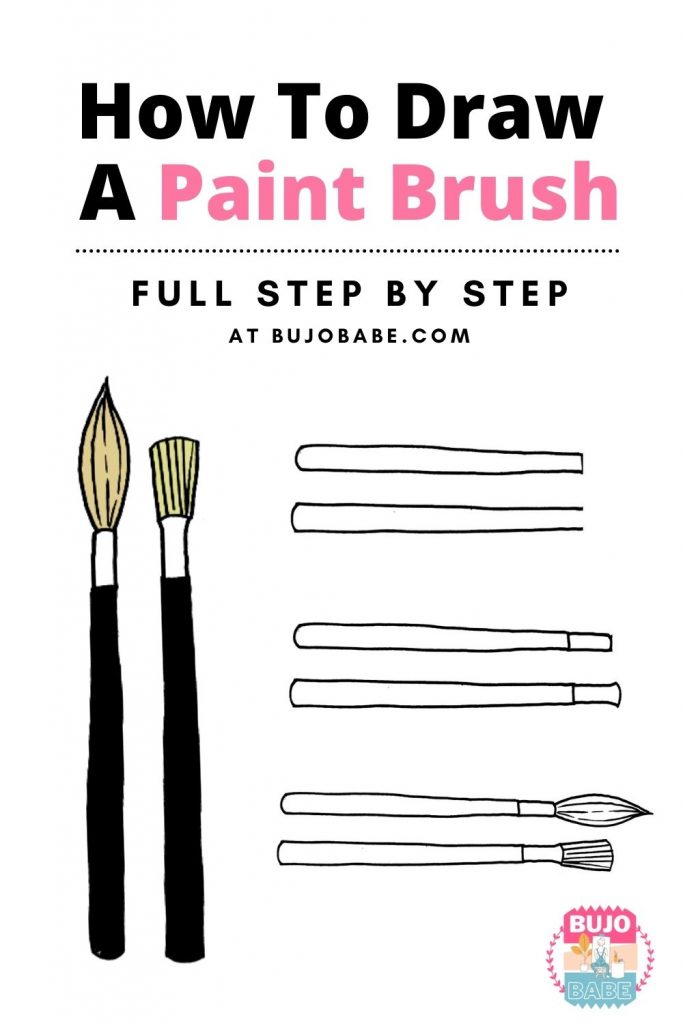 paint brush drawing tutorial