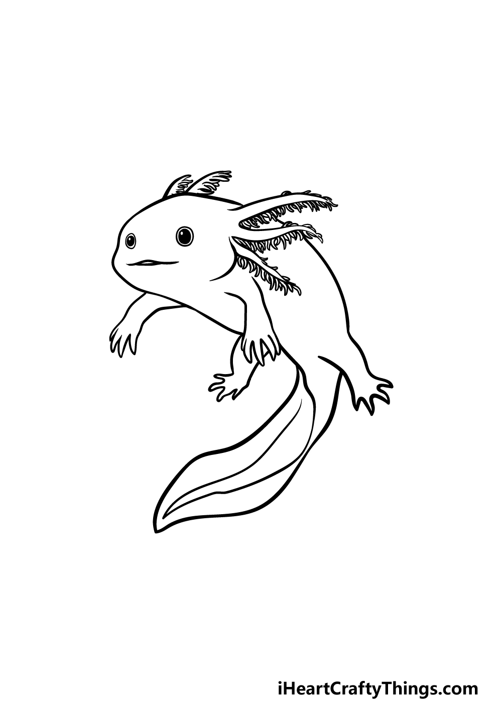 Draw Axolotl step 5