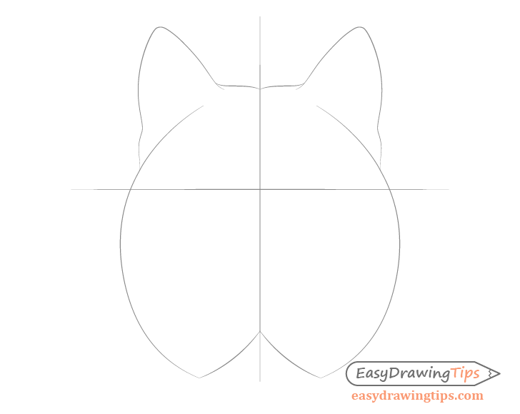 Lynx ears drawing