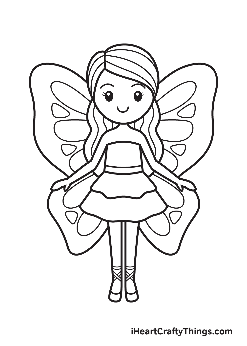 Drawing fairy - Step 9