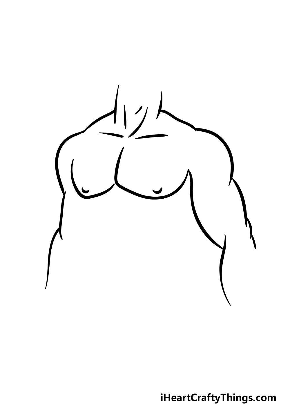 draw abs step 3