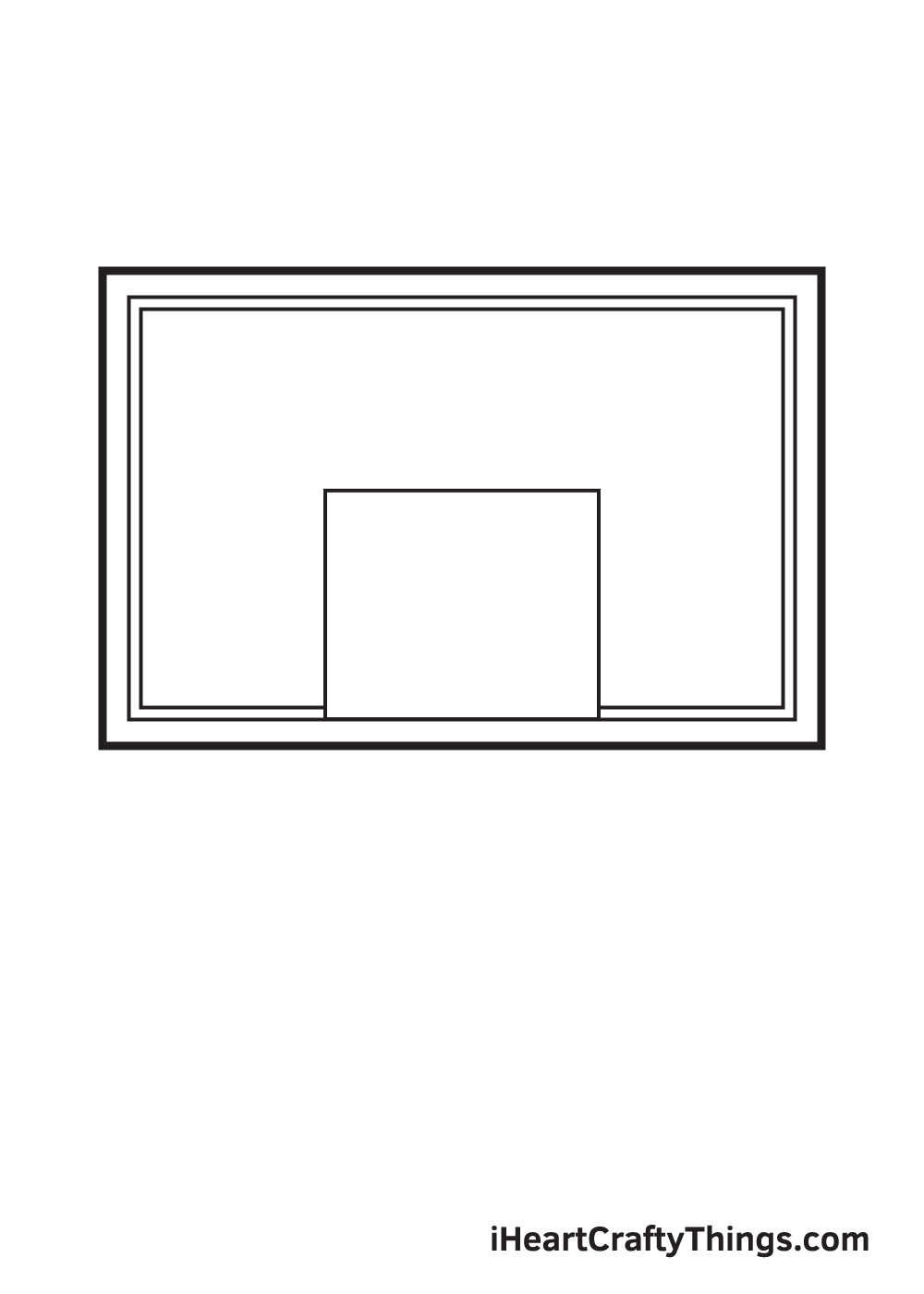 draw basketball hoop step 3