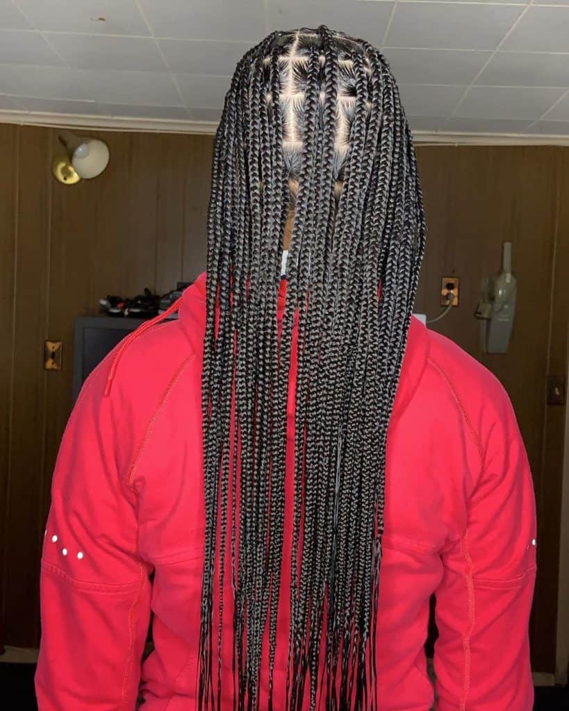 jumbo buttonless braids