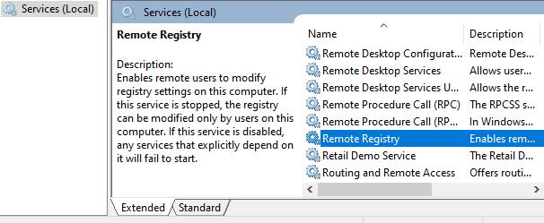 Remote registration