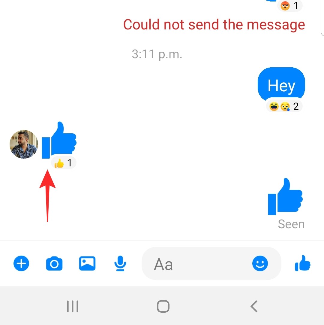 how to delete reactions on messenger 4