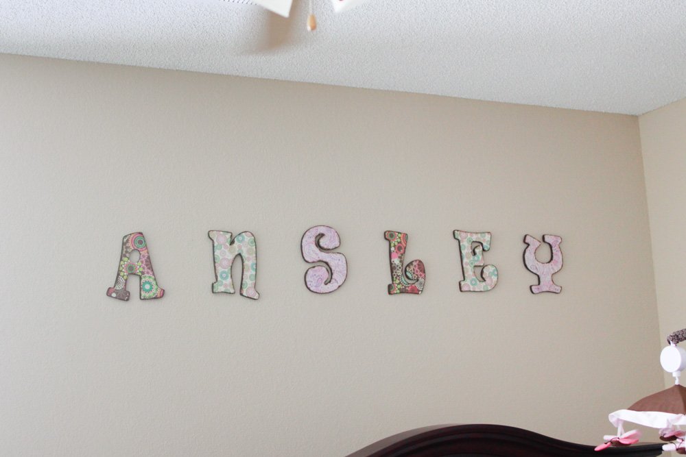 DIY kindergarten lettering recommended by top US home decor blogger, Sengerson