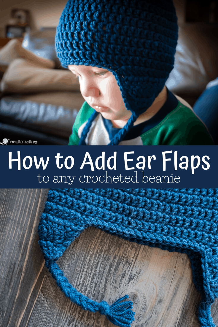 How to add Earrings to any crochet beanie