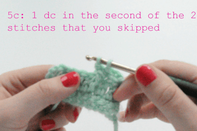 how to crochet cross stitch pattern