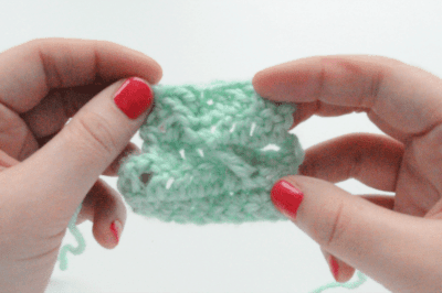 how to crochet cross stitch pattern