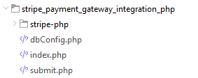 02 stripe integration php files structure