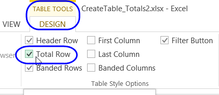 prepare data for excel table