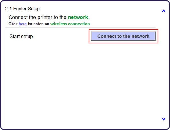Click Connect to Network (highlighted in red) to continue