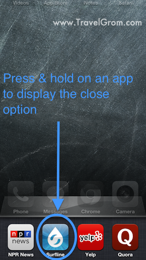 How to close iPhone apps step 2