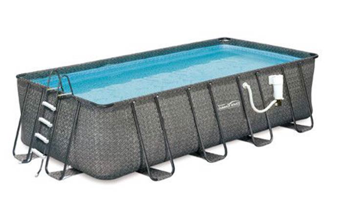 Clean above ground pool without vacuuming & prevent dirt