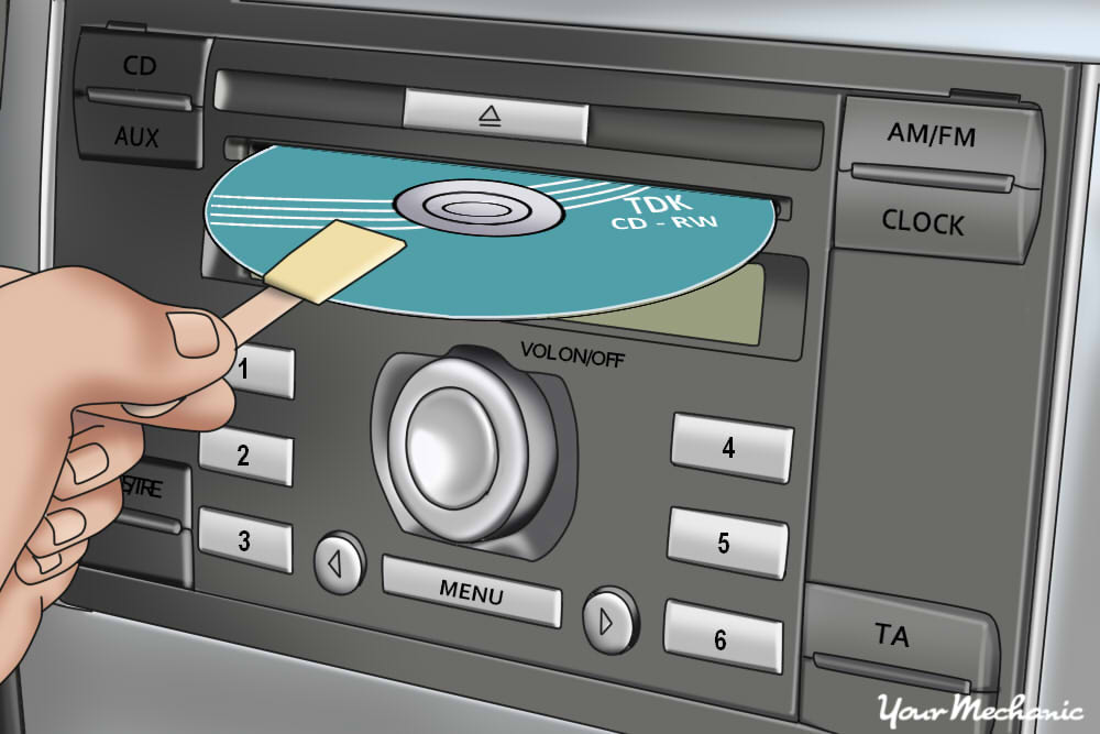 How to clean a CD player loading slot