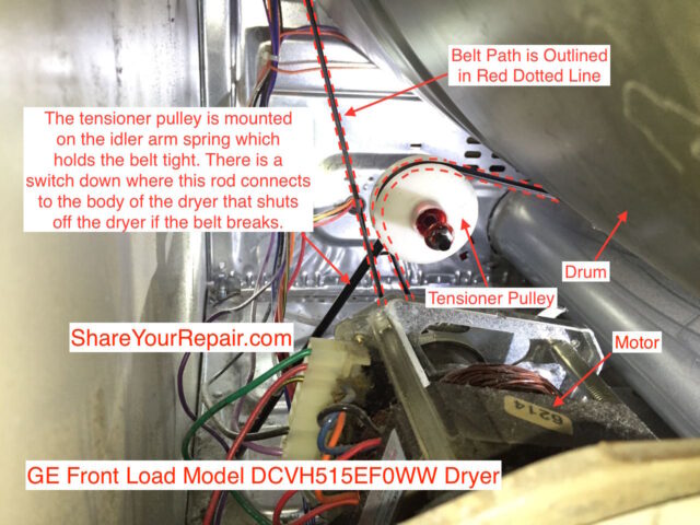 Tighten the two lower front panel screws