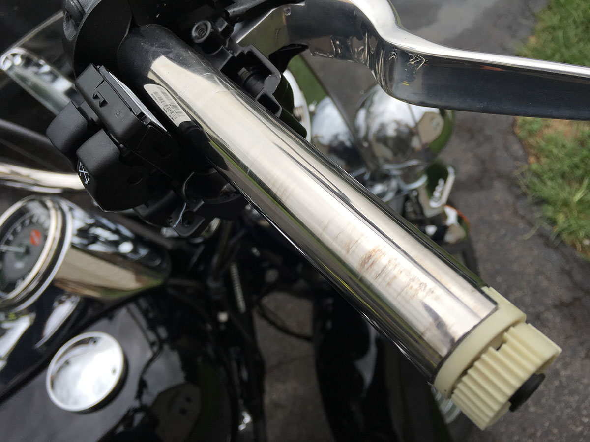 Replace old motorcycle handlebars