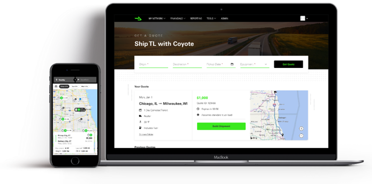 CoyoteGO Mobile and Desktop