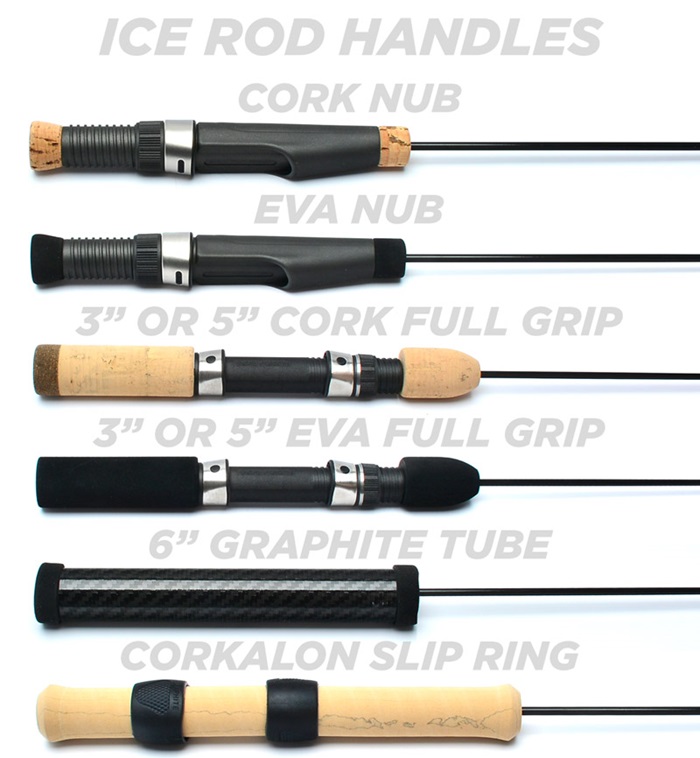 MHX Solid Carbon Ice Rod Handle Options