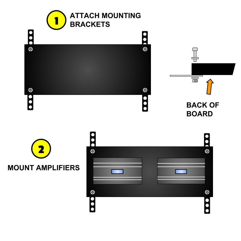 DIY car amp rack assembly diagram