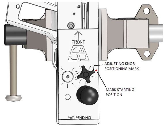 1911 build step8 marking zero adjusting cutting depth