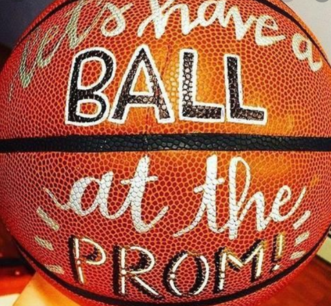 Basketball Prom Ask Idea | She