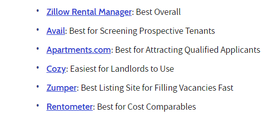 apartment listing website