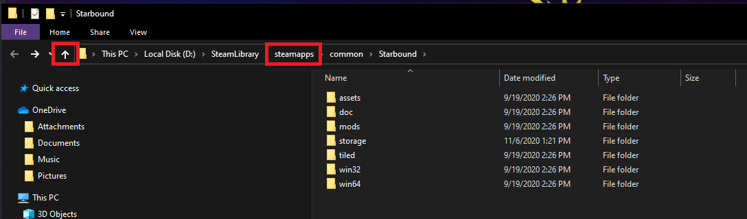 Local files for Starbound